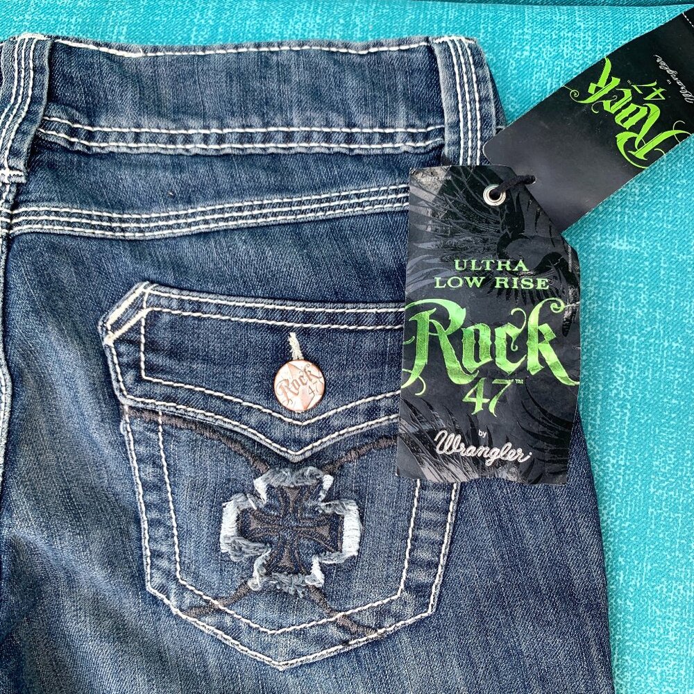 Shorts! Original Wrangler Rock 47 ‘Oregon Trail’ Shorts; Size 1/2 NWT